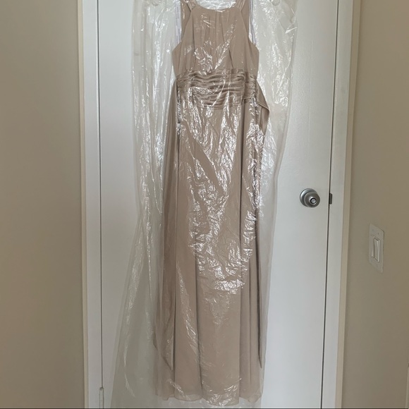 David’s Bridal chiffon and charmeuse dress - Picture 4 of 5